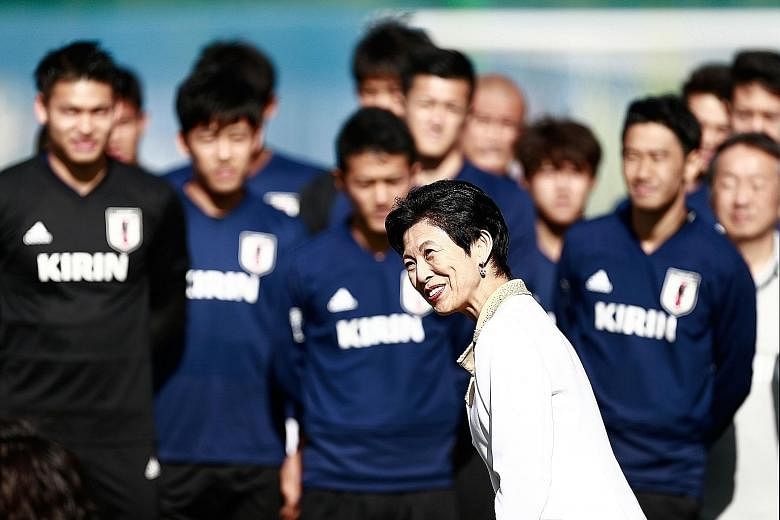 Princess Takamado of Japan paying a visit to the national team in Kazan, Russia on Thursday. The Samurai Blue are bidding to be the first Asian team since the 2010 World Cup in South Africa to seal qualification from the group stage, and they can do 