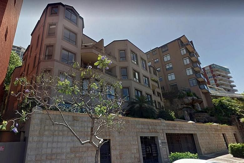 Searches revealed that Mr Wang Zhi Cai owned a condo unit in Kirribilli (above), New South Wales, but attempts to serve the papers on him there failed. The Australian court has allowed MBS to send notice of the Singapore judgment to his known home an