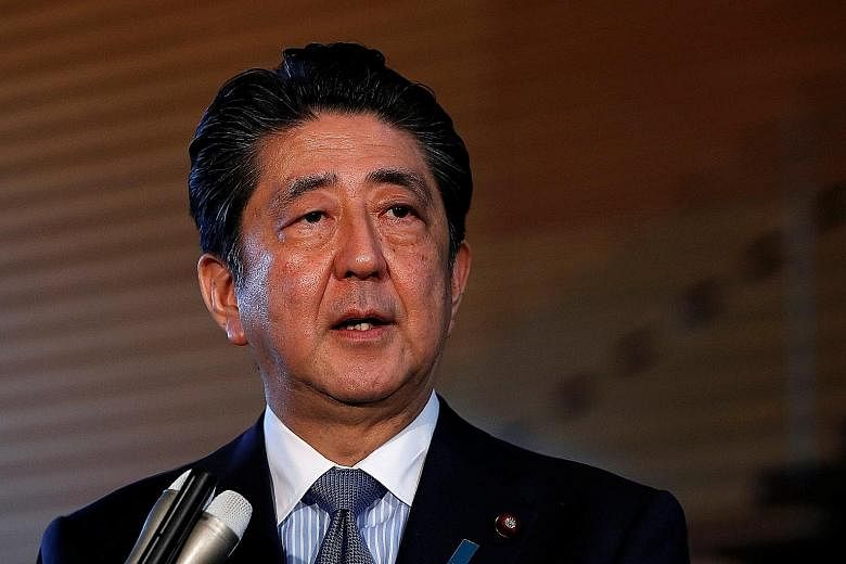 The rebound in Japanese Prime Minister Shinzo Abe's approval ratings comes as domestic media turned its attention to global events.