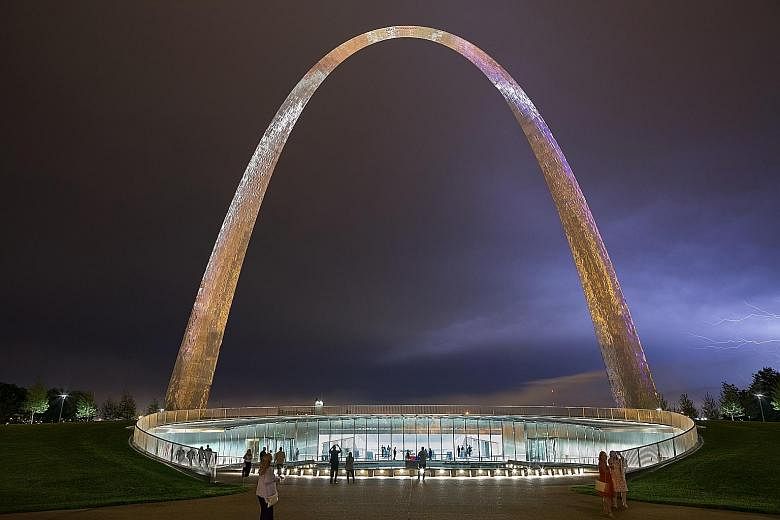 The Gateway Arch National Park has, among other new features, a sleek underground entrance facing the city and an expanded and redesigned visitor centre and museum.