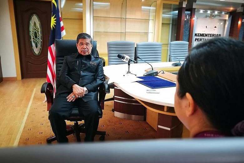 Malaysian Defence Minister Mohamad Sabu, in an interview with The Straits Times at the Defence Ministry yesterday, said his ministry was concerned over the presence of China's vessels in Malaysia's exclusive economic zone, but would not deploy warshi