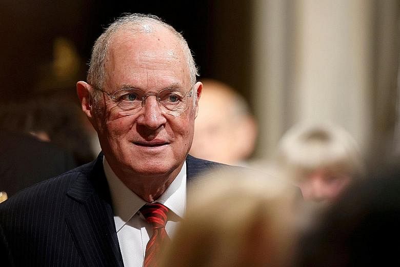 US Supreme Court Justice Anthony Kennedy was largely conservative, but occasionally sided with the liberal wing of the court.