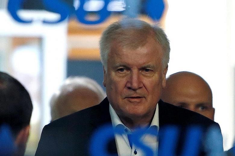 Interior Minister Horst Seehofer's resignation threat was not backed by his Bavarian colleagues