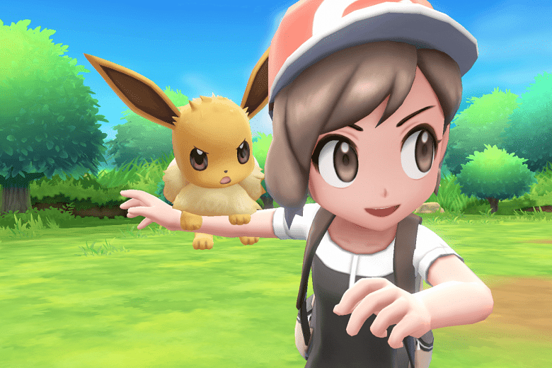 Pokemon: Let's Go Pikachu/Eevee! for the Nintendo Switch will be released on Nov 16, 2018. PHOTO: NINTENDO