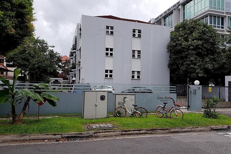 Owners at the 12-unit Jansen Mansion near Kovan MRT station want $22 million. The 1,541.5 sq m plot has 857 years left on its 999-year lease, with a plot ratio of 1.4 and a height limit of up to five storeys. Huttons Asia said the site can be redevel
