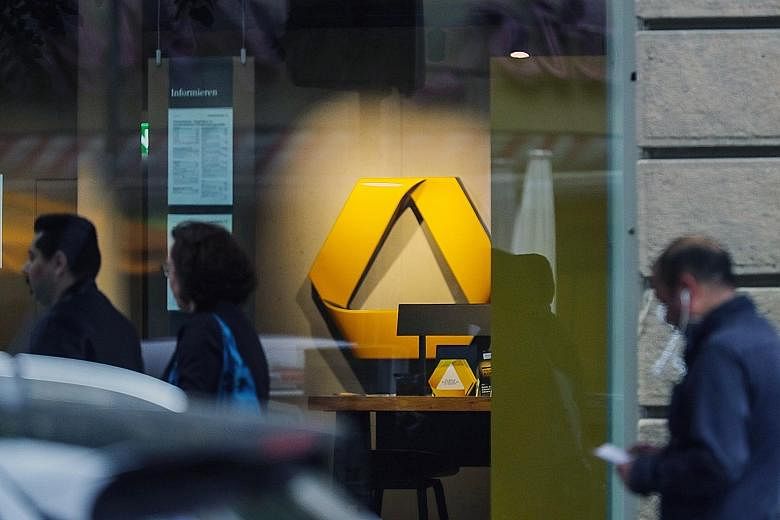 A branch of Commerzbank in Frankfurt. Commerzbank has been restructuring as parts of its business have struggled amid weak markets and slow loan demand. Its "4.0 strategy" entails divesting non-core assets to raise capital for the company's core bank