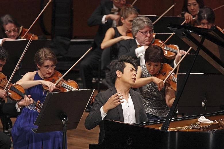 Lang Lang cancelled concerts last year because he injured his left arm.