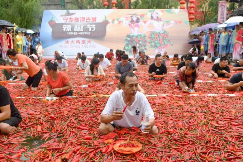 China chilli fest gets off to scorching start The Straits Times