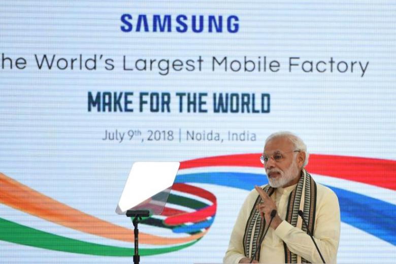 Samsung opens world's biggest smartphone factory in India The Straits