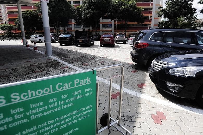 The school parking charges for teachers will add up to $720 annually for uncovered carparks and $960 for sheltered ones. Education Minister Ong Ye Kung said the revenue will be retained by the schools.