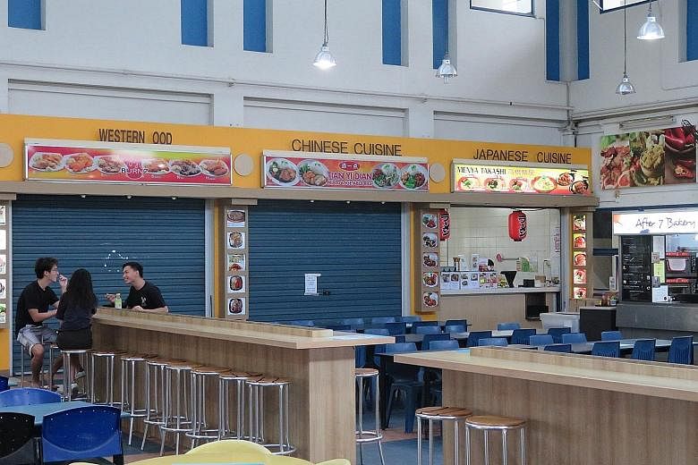 The suspension for the Chinese food stall at Nanyang Technological University's Canteen 13 is from Tuesday to July 23. It had accumulated 14 demerit points in the past 12 months, under NEA's points demerit system.