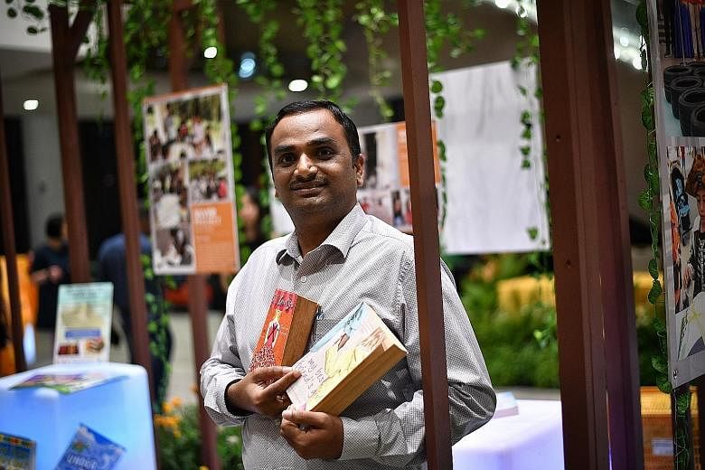 Chief automation engineer Ramalingam Vaithiyanathan, who moved from India to Singapore eight years ago, organised a book donation drive last October, which brought together other new immigrants and Singaporeans to help low-income families.