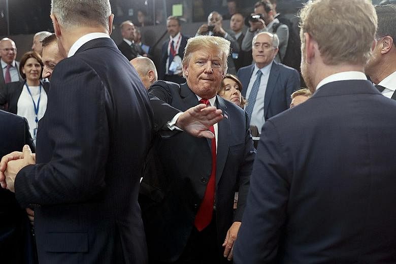 US President Donald Trump's erratic behaviour in Brussels has left the Europeans reeling; he arrived at the summit dismissing Nato members as "delinquent", and he appeared to be shifting the goalposts as well.