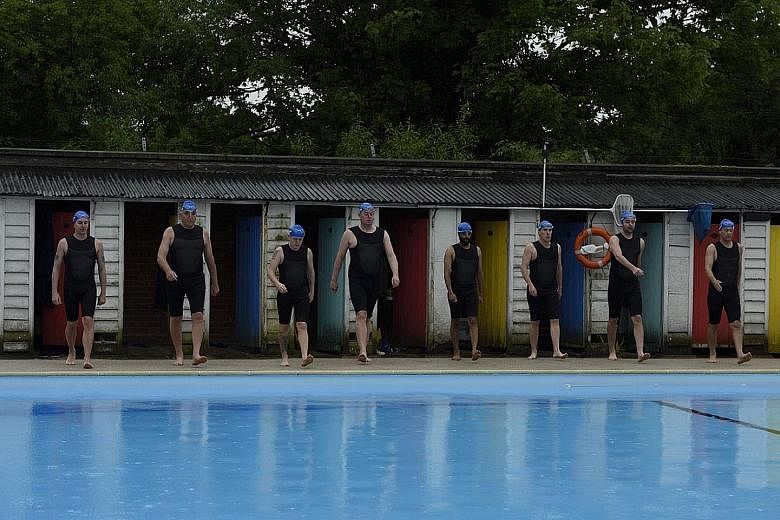 Swimming With Men, about middle-aged men trying to reclaim their lives, hardly makes a splash.