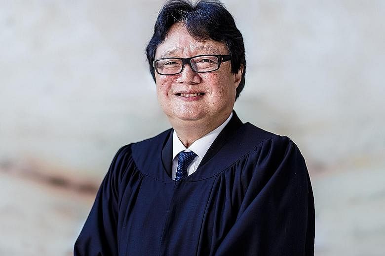 Justice George Wei, 63, will resign from the Bench on Aug 1. He was appointed a judge in 2015.