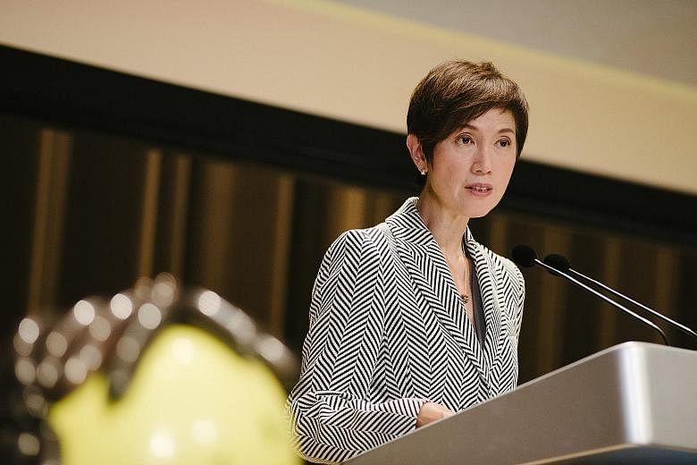 Speaking at the Security Officers' Day Awards Ceremony yesterday, Second Minister for Home Affairs Josephine Teo said at most, 30 per cent of the roughly 240 security firms here use basic technology in their operations.