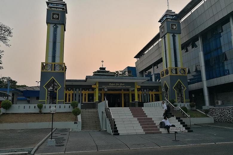 A mosque at a ministry compound in South Jakarta. Strong signs of radicalisation have been discovered at almost half the mosques located in government ministries, state agencies and state-owned companies in Greater Jakarta, according to a new survey.
