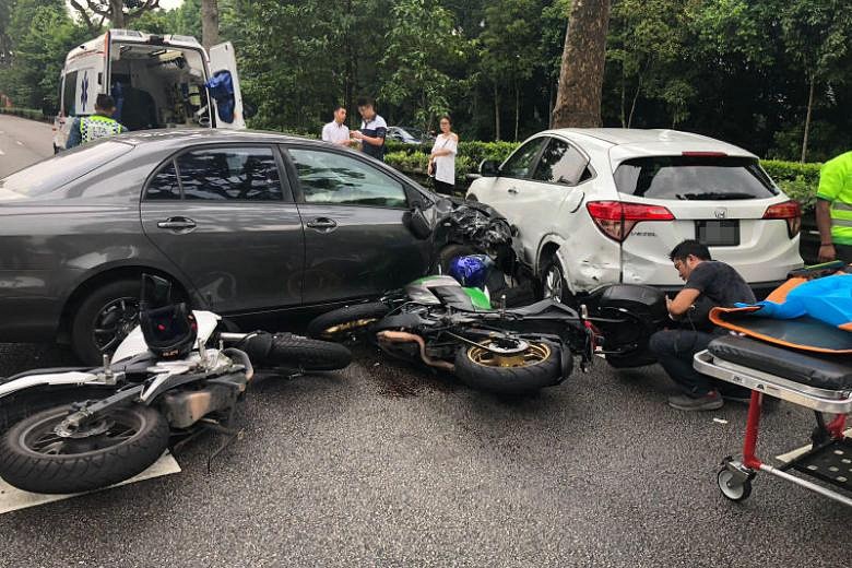 Three Taken To Hospital After Accident Involving Two Cars, Two ...