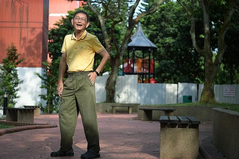Mr Tan How Lit, who had difficulty walking due to compressed spinal nerves, said since taking part in the National Steps Challenge in 2015, he has managed to clock an average of 10,000 steps day.
