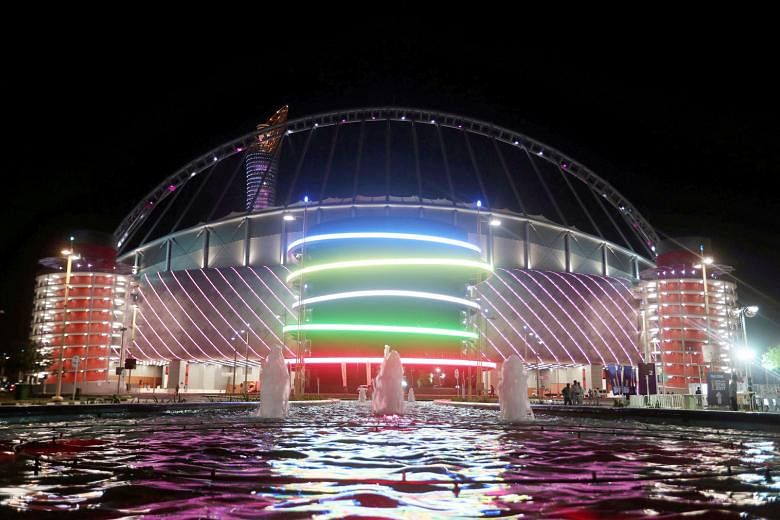 The Khalifa International Stadium in Doha, Qatar, is a refurbished 48,000-seat venue that dates back to 1976. Qatar will be using only eight stadiums for the 2022 World Cup to suit the country's post-event needs.