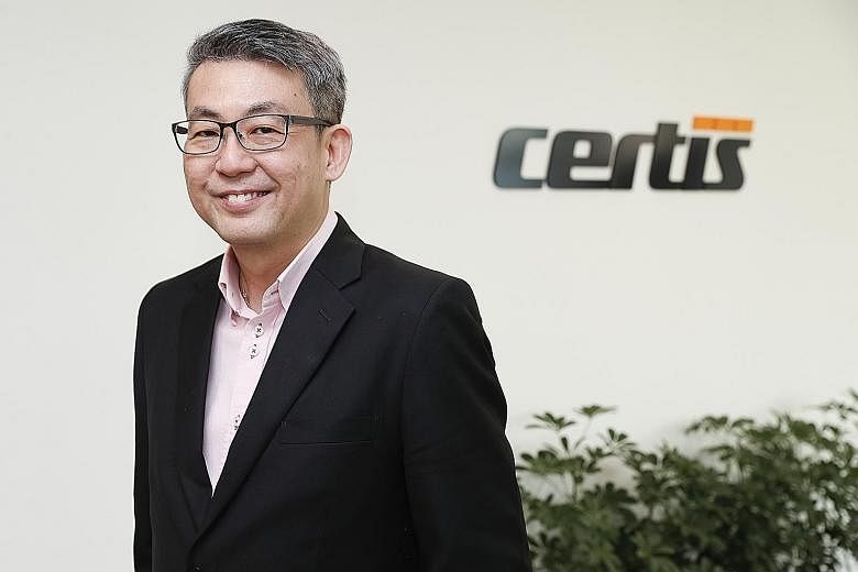 Certis Cisco group chief executive officer Paul Chong says hiring Taiwanese graduates has helped greatly, but his firm "will still primarily recruit Singaporeans, because we secure a lot of very important, national, critical infrastructure and today,