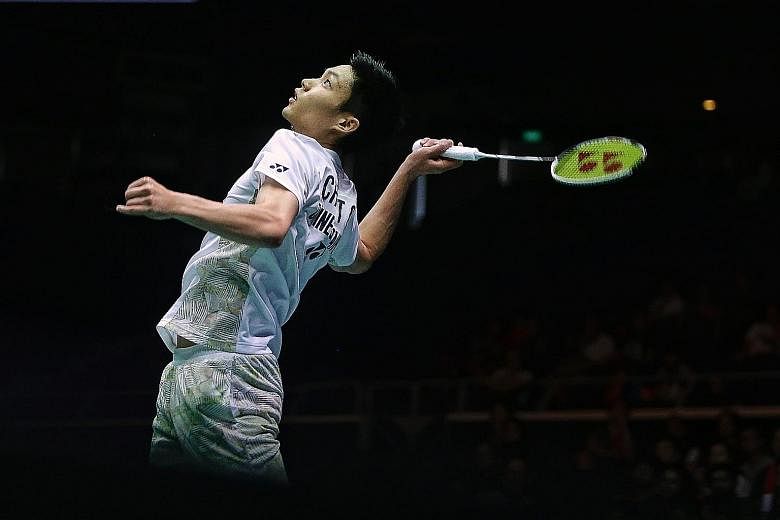 Men's singles champion Chou Tien-chen is one of the few top-10 players to play in Singapore before heading for the World Championships.