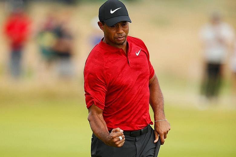 For his first 10 holes on Sunday at Carnoustie, Tiger Woods took fans on a magical journey and showed that at 42 and patched up, he can still capture the imagination.