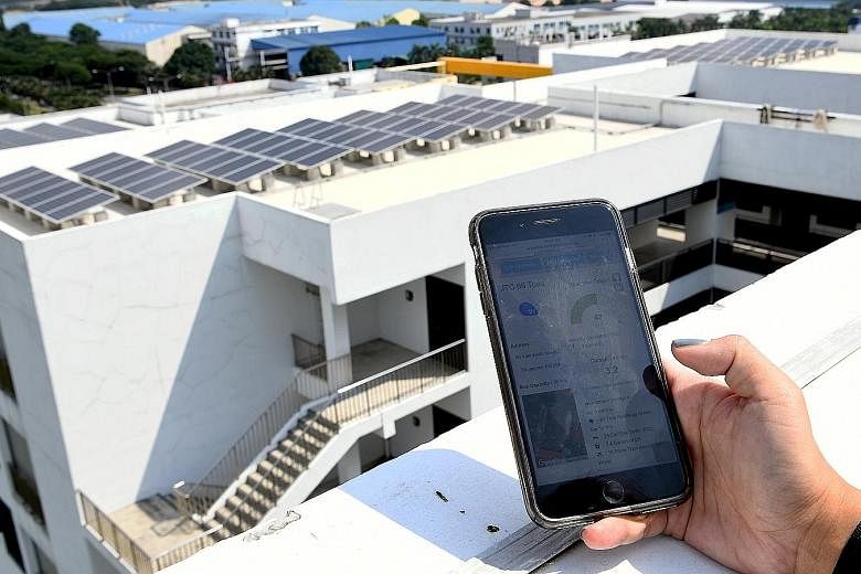 The online dashboard by solar energy retailer Sun Electric allows users to track their energy use. For example, it lets them see from which rooftop their solar electricity comes.