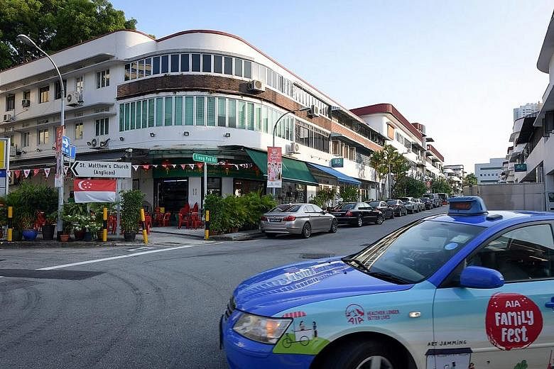 Ting Heng Seafood Restaurant in Tiong Bahru is among the businesses that will benefit from the URA rezoning of residential units in the area. The change to commercial use becomes official next month.