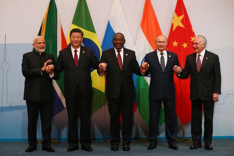 Brics nations pledge unity against US trade war threat The Straits Times