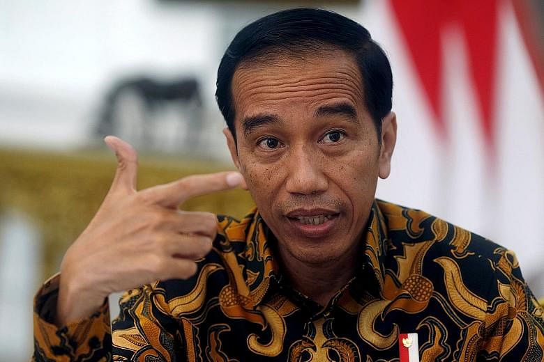 Indonesian President Joko Widodo met executives from about 40 exporters on Thursday, according to media reports.