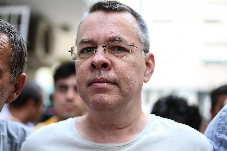Mr Andrew Brunson, 50, an American evangelical pastor who has been imprisoned in Turkey for 21 months, was moved from jail to house arrest because of health concerns.