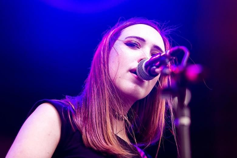 Female acts scheduled to play at Iceland Airwaves include acclaimed electronic act Fever Ray and American singer-songwriter Soccer Mommy (left).
