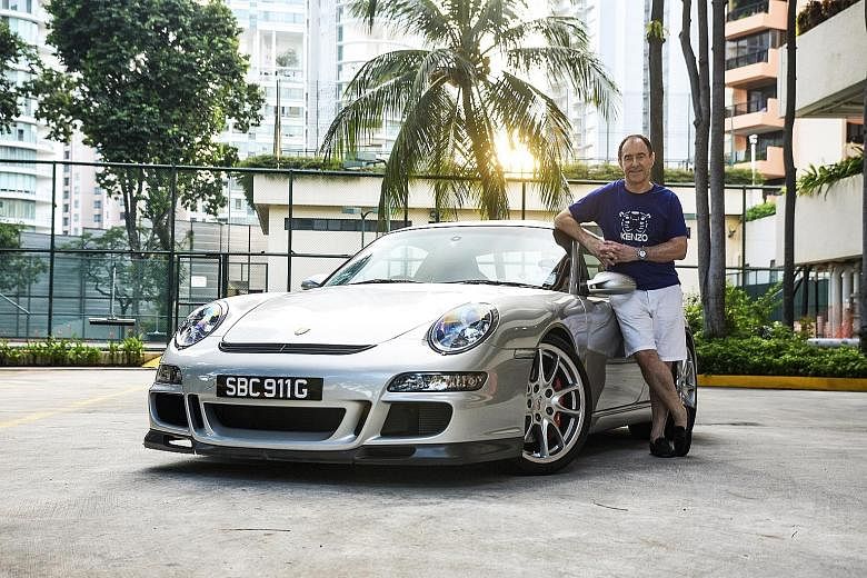 Mr Brian Francis Whillock loves how the engine of his Porsche 911 GT3 sounds at high revs.
