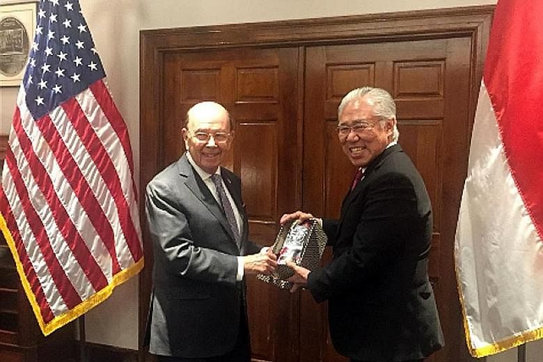 Indonesian Trade Minister Enggartiasto Lukita met US Secretary of Commerce Wilbur Ross in Washington this week.