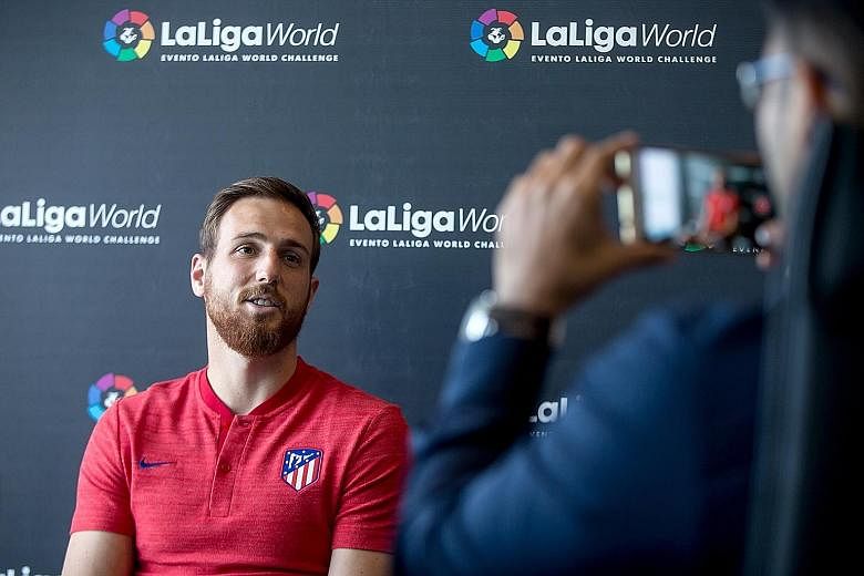 Goalkeeper Jan Oblak has played a key role in Europa League holders Atletico Madrid's recent success, keeping 68 clean sheets in 116 domestic games.