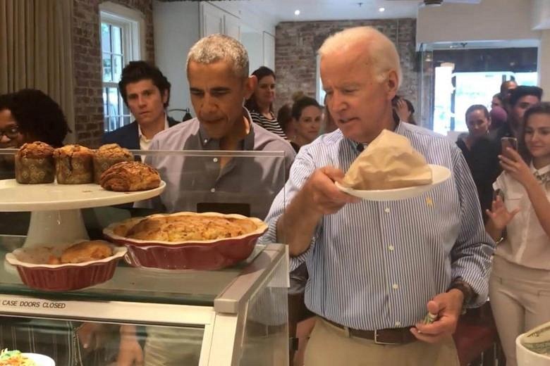 Former US President Obama Lunches With Former Vice-president Joe Biden ...