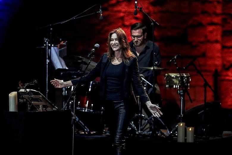 Carla Bruni never stopped pursuing her passion - music - even when she had official duties to perform as the wife of Mr Nicolas Sarkozy, the president of France between 2007 and 2012. On Monday, Bruni, who has recorded several albums and sung for Sou