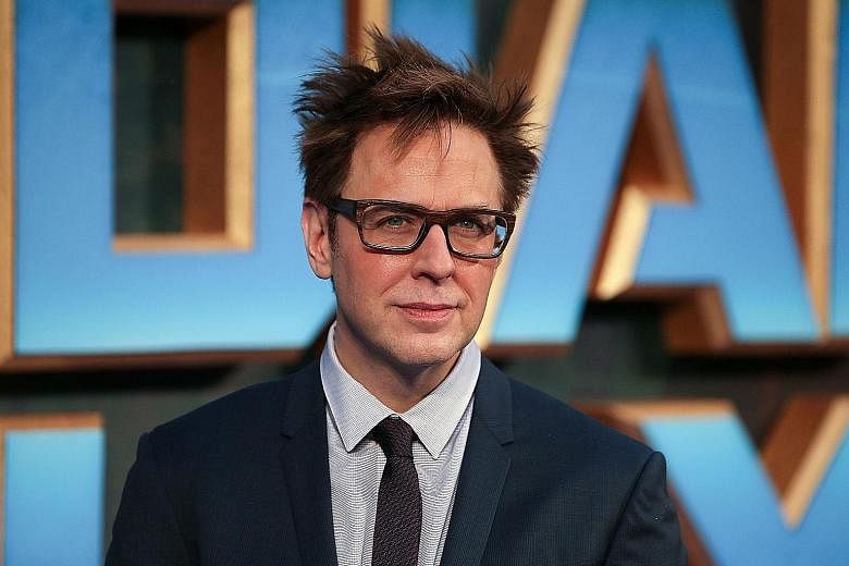 Chris Pratt (left) and the cast of The Guardians Of The Galaxy, including Zoe Saldana and Bradley Cooper, expressed their shock over James Gunn's (above) ouster by Disney.
