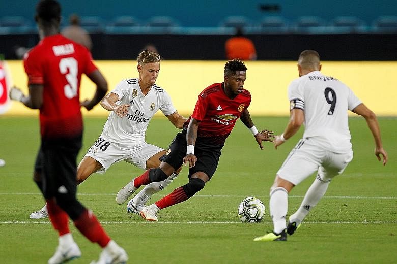 Brazilian midfielder Fred, signed from Shakhtar Donetsk for a fee of $93 million, made his debut for Manchester United in the 2-1 win over LaLiga giants Real Madrid in an International Champions Cup match at the Hard Rock Stadium in Miami on Tuesday.