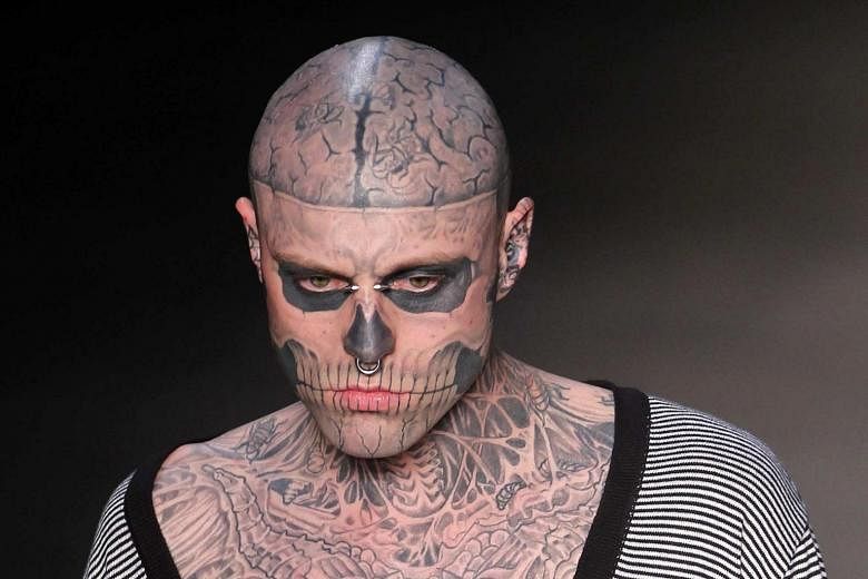 Canada's Zombie Boy, a model and Guinness world record holder, dead of  apparent suicide | The Straits Times