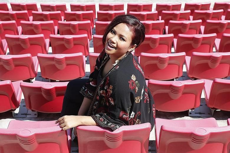 Actress Nadiah M. Din, who will be the NDP show's emcee, was afraid her hosting skills would be rusty after taking a break during her pregnancy, but is now back in tip-top shape and looking forward to presenting the show in front of the first female 