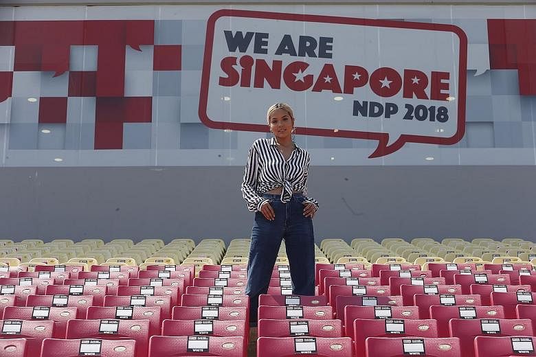 Singer Aisyah Aziz, who has wanted to perform at the National Day Parade since she was 14, says this is the biggest stage she has performed on to date.