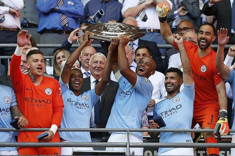 After winning last season's Premier League by 19 points, Manchester City show they are up to it again this season by lifting the FA Community Shield after defeating Chelsea 2-0 last Sunday.