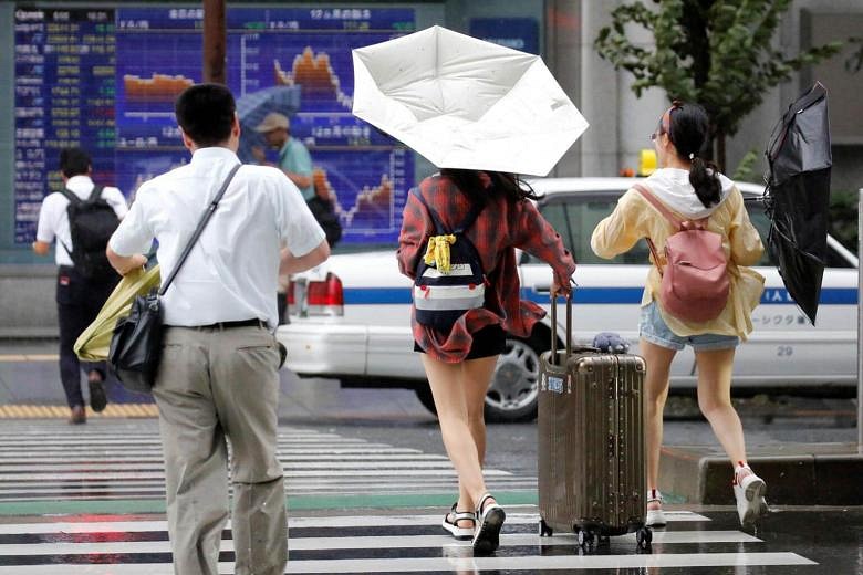 Typhoon Shanshan Clips Japan Coast, Sparing Tokyo | The Straits Times