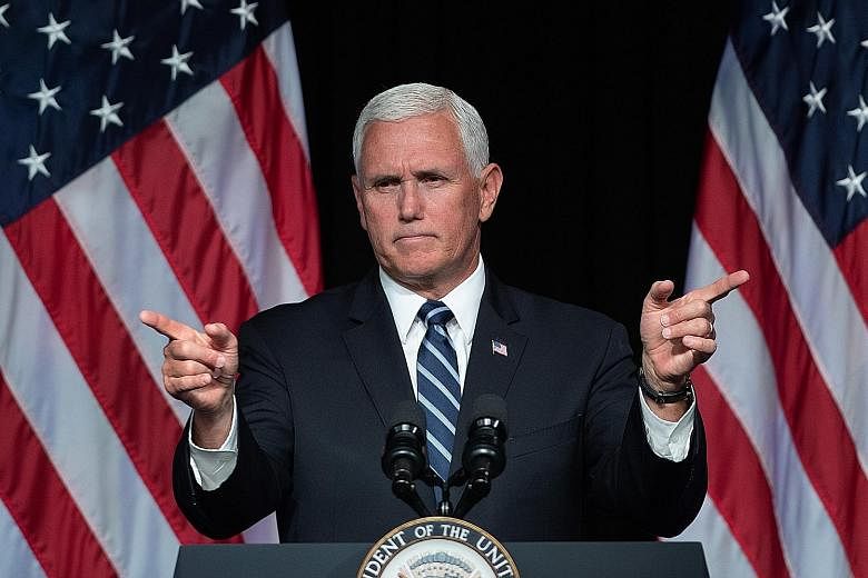 US Vice-President Mike Pence warned of the advancements that potential adversaries were making and issued what amounted to a call to arms to preserve the military's dominance in space.
