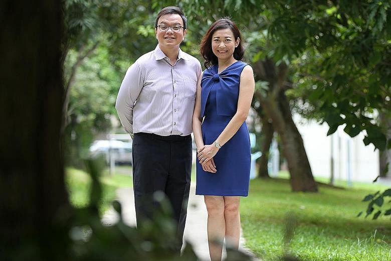 Mr Ronald Wong, seen with his wife Joycelin Ang, adopts a diversified asset allocation structure comprising core and non-core allocation in investment assets, with a global-macro perspective.