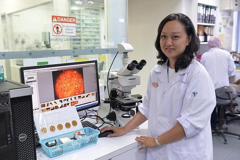 Dr Cheah Nuan Ping, director of HSA's cigarette-testing laboratory, said that although cigarettes sold here meet prescribed tar and nicotine limits, "there is no safe cigarette in the world". The limits are part of regulations Singapore has put in pl