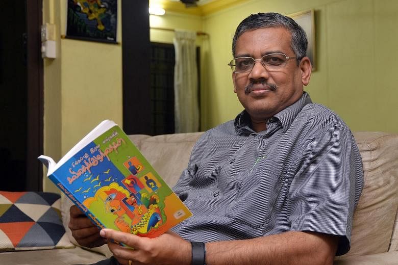 Ramanathan Vairavan won the Singapore Literature Prize for Tamil in 2012 for his poetry collection, Kavithai Kuzhanthaikal (Poetic Children).