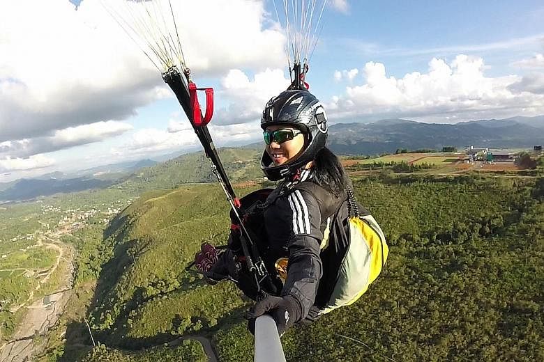 Paragliding pilot Jessica Goh was crowned women's world champion at the 2015 Paragliding Accuracy World Cup. The 39-year-old makes her Asian Games debut later this month.